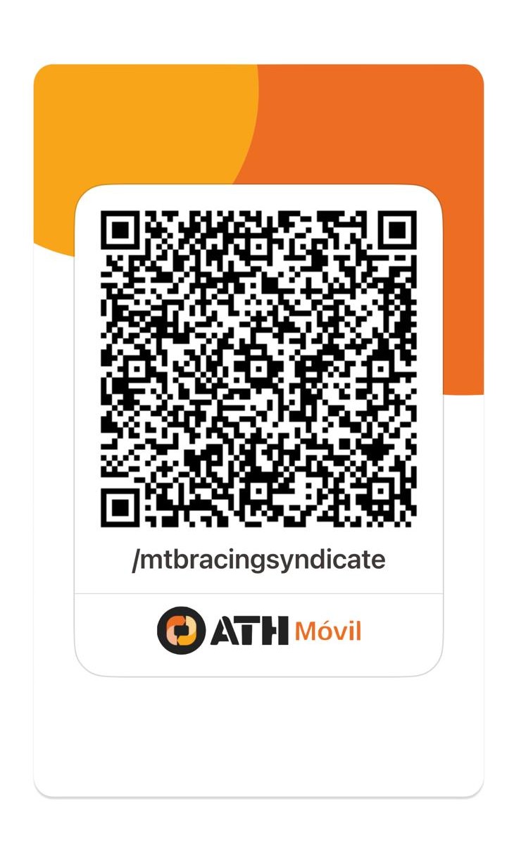 ATH Móvil QR for the verified MTBRS pATH /mtbracingsyndicate